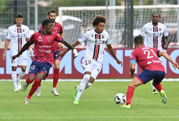 Calvin Stengs(nice) FOOTBALL : Clermont Foot vs OGC Nice - Ligue 1 Uber Eats - 21 08 2022 FredericChambert Panoramic 
