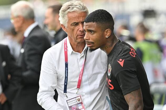 Jean-Pierre Rivere (President nice) FOOTBALL : Clermont Foot vs OGC Nice - Ligue 1 Uber Eats - 21 08 2022 FredericChambert Panoramic 