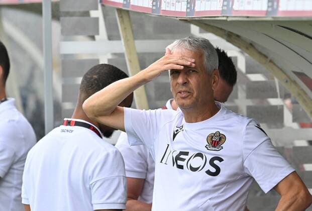 Lucien Favre (entraineur nice) FOOTBALL : Clermont Foot vs OGC Nice - Ligue 1 Uber Eats - 21 08 2022 FredericChambert Panoramic 