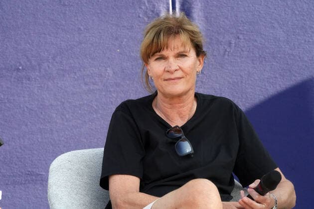 European Championships Munich 2022, Leichtathletik EM 2022, Europa Leichtathletikmeisterschaften München 2022, 12.08-21.08.2022, Olympiastadion Munchen, Ulrike Nasse-Meyfarth, HochsprungOlympia siegerin 1972 Foto: Gladys chai von der Laage *** European Championships Munich 2022, European Athletics Championships 2022, European Athletics Championships Munich 2022, 12 08 21 08 2022, Olympiastadion Munchen, Ulrike Nasse Meyfarth, high jump Olympic champion 1972 Photo Gladys chai von der Laage