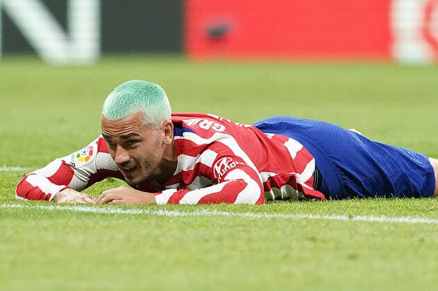 Atletico de Madrid s Antoine Griezmann during La Liga match. August 21,2022. (20220821670)