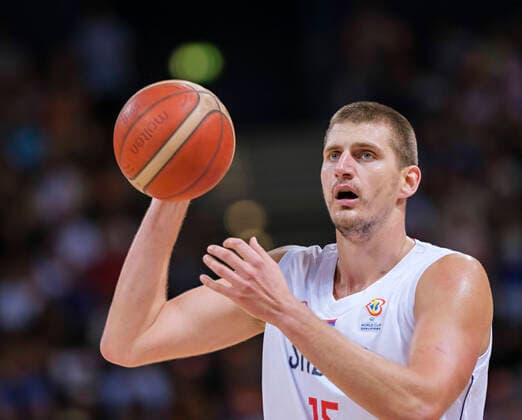 Nikola Jokic (SRB) 20.08.22, Hamburg, Deutschland vs. Serbien, FIBA, DBB, Basketball Supercup 2022 Â
