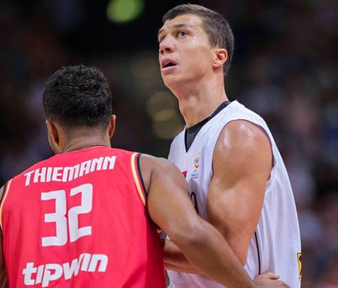 Vladimir Lucic (SRB) 20.08.22, Hamburg, Deutschland vs. Serbien, FIBA, DBB, Basketball Supercup 2022 Â