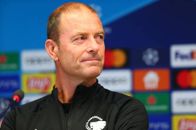Coach Jess Thorup of FC Copenhagen during the press conference, PK, Pressekonferenz the day before the UEFA Champions League Play-off second leg match between Trabzonspor and FC Copenhagen on August 24 , 2022 at Medical Park Stadium on August 23, 2022 in Trabzon, Turkey. ( Photo by Seskimphoto ) 