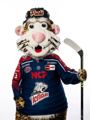 Pucki (Maskottchen, Nürnberg Ice Tigers, Nuernberg Ice Tigers ), Nuernberg Ice Tigers Portraits, Eishockey, DEL, 01.08.2022, Nuernberg Ice Tigers Portraits, Eishockey, DEL, 01.08.2022 Copyright: xThomasxHahnx xEibner-Pressefotox EP_NIT