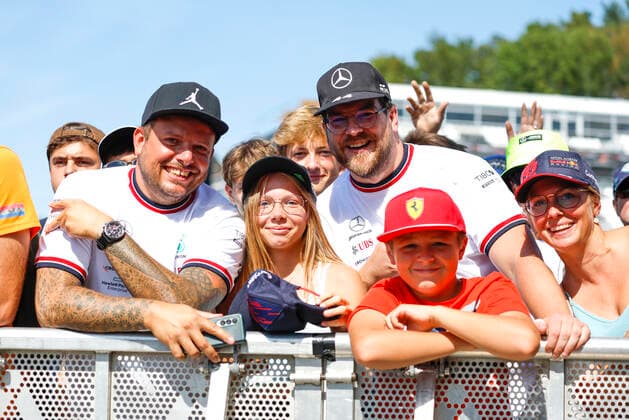 Fans, F1 Grand Prix of Belgium at Circuit de Spa-Francorchamps on August 25, 2022 in Spa-Francorchamps, Belgium. (Photo by HOCH ZWEI) Spa-Francorchamps Belgium