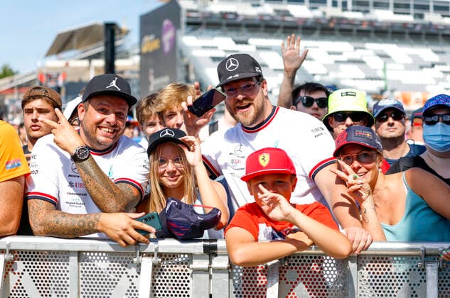 Fans, F1 Grand Prix of Belgium at Circuit de Spa-Francorchamps on August 25, 2022 in Spa-Francorchamps, Belgium. (Photo by HOCH ZWEI) Spa-Francorchamps Belgium