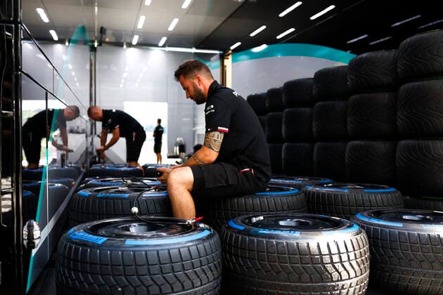 Mercedes-AMG Petronas F1 Team, F1 Grand Prix of Belgium at Circuit de Spa-Francorchamps on August 25, 2022 in Spa-Francorchamps, Belgium. (Photo by HOCH ZWEI) Spa-Francorchamps Belgium