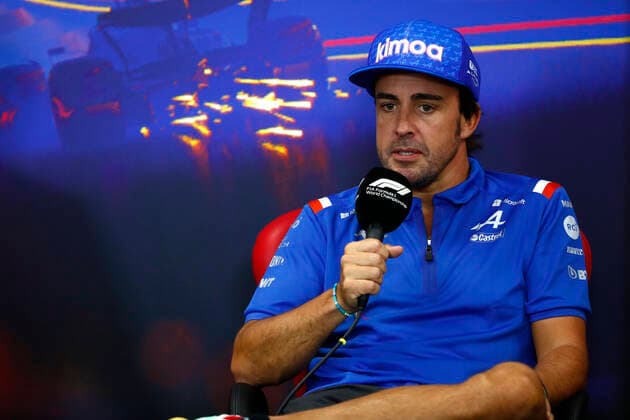 14 Fernando Alonso (ESP, BWT Alpine F1 Team), F1 Grand Prix of Belgium at Circuit de Spa-Francorchamps on August 25, 2022 in Spa-Francorchamps, Belgium. (Photo by Sam Bloxham Motorsport Images DPPI via HOCH ZWEI) Spa-Francorchamps Belgium