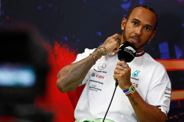 44 Lewis Hamilton (GBR, Mercedes-AMG Petronas F1 Team), F1 Grand Prix of Belgium at Circuit de Spa-Francorchamps on August 25, 2022 in Spa-Francorchamps, Belgium. (Photo by Sam Bloxham Motorsport Images DPPI via HOCH ZWEI) Spa-Francorchamps Belgium