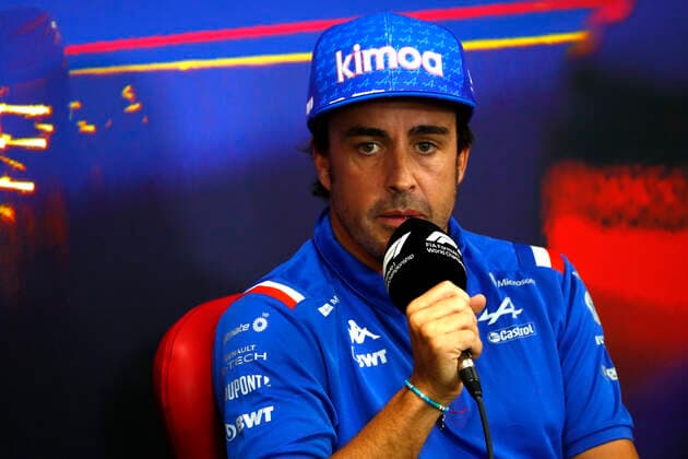 14 Fernando Alonso (ESP, BWT Alpine F1 Team), F1 Grand Prix of Belgium at Circuit de Spa-Francorchamps on August 25, 2022 in Spa-Francorchamps, Belgium. (Photo by Sam Bloxham Motorsport Images DPPI via HOCH ZWEI) Spa-Francorchamps Belgium