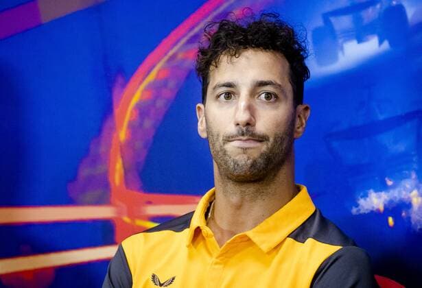 SPA - Daniel Ricciardo (McLaren) during a press conference, PK, Pressekonferenz at the Spa-Francrochamps race track in the run-up to the Belgian Grand Prix. ANP SEM VAN DER WAL F1 Grand Prix of Belgium - Previews 2022 xVIxANPxSportx xxANPxIVx