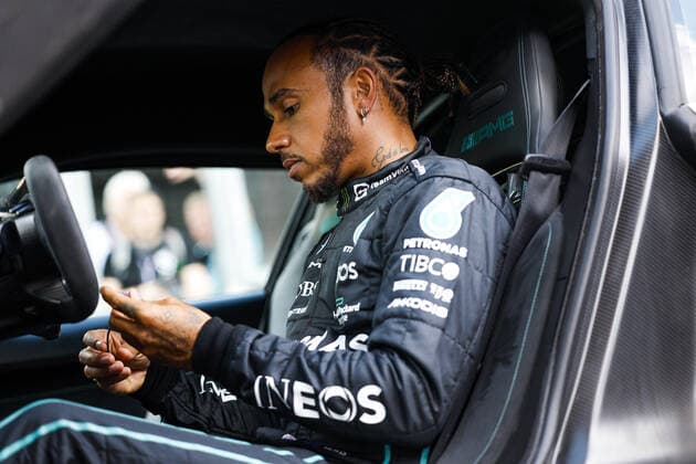 HAMILTON Lewis (gbr), Mercedes AMG F1 Team W13, portrait during the Formula 1 Rolex Belgian Grand Prix 2022, 14th round of the 2022 FIA Formula One World Championship, WM, Weltmeisterschaft from August 26 to 28, 2022 on the Circuit de Spa-Francorchamps, in Francorchamps, Belgium - F1 - BELGIAN GRAND PRIX 2022 DPPI Panoramic  00122033__DEL9256.JPG_