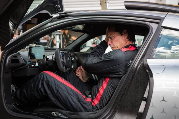 Toto Wolf (Teamchef Mercedes AMG Petronas Formula One Team) im AMG One, Grosser Preis von Belgien 2022, Motorsport, Formel 1, 25.08.2022 Grosser Preis von Belgien 2022, Motorsport, Formel 1, 25.08.2022 Copyright: xEibner-Pressefoto AlexanderxNeisx EP_ANS