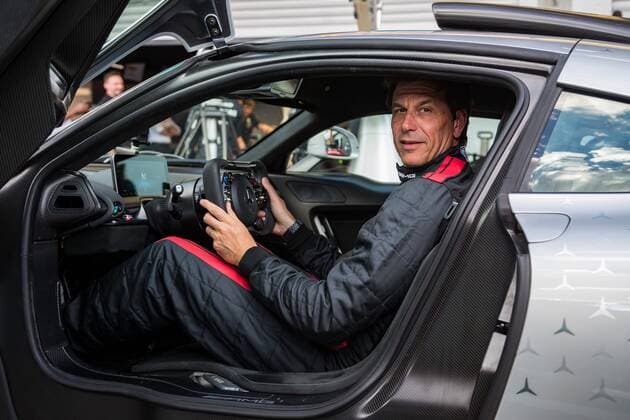 Toto Wolf (Teamchef Mercedes AMG Petronas Formula One Team) im AMG One, Grosser Preis von Belgien 2022, Motorsport, Formel 1, 25.08.2022 Grosser Preis von Belgien 2022, Motorsport, Formel 1, 25.08.2022 Copyright: xEibner-Pressefoto AlexanderxNeisx EP_ANS