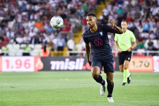 220825 Isaac Kiese Thelin of Malmö FF during the UEFA Europa League play-off match between Sivasspor and Malmö FF on August 25, 2022 in Sivas. Photo: Christian Örnberg BILDBYRAN COP 166 CO0221 fotboll football soccer fotball uefa europa league play-off sivasspor malmö ff bbeng Copyright: CHRISTIANxÖRNBERG BB220825CO037