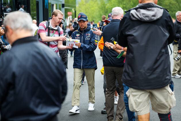 PEREZ Sergio (mex), Red Bull Racing RB18, portrait during the Formula 1 Rolex Belgian Grand Prix 2022, 14th round of the 2022 FIA Formula One World Championship, WM, Weltmeisterschaft from August 26 to 28, 2022 on the Circuit de Spa-Francorchamps, in Francorchamps, Belgium - F1 - BELGIAN GRAND PRIX 2022 DPPI Panoramic  20220826_GOOD3105