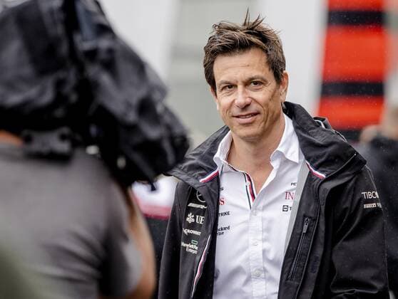 SPA - Toto Wolff (Mercedes) leading up to the 1st practice session ahead of the F1 Grand Prix of Belgium at the Circuit de Spa-Francorchamps on August 26, 2022 in SPA, Belgium. ANP SEM VAN DER WAL F1 Grand Prix of Belgium, Practice 1 2022 xVIxANPxSportx xxANPxIVx