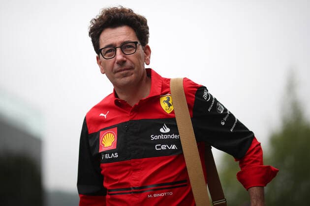 F1 Gran Prix of Belgium Mattia Binotto of Scuderia Ferrari during the F1 Grand Prix of Belgium on August 26, 2022 , Spa-Francorchamps Belgium. Spa Spa Belgium Copyright: xBasilex
