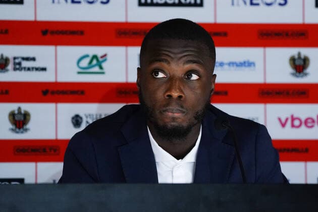 Nicolas Pepe (OGC Nice) FOOTBALL : PrÃ sentation de Nicolas Pepe - Nice - 26 08 2022 NorbertScanella Panoramic 