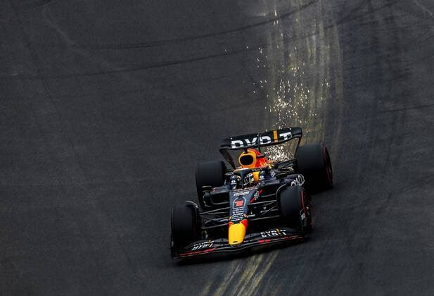 Sport Bilder des Tages SPA - Max Verstappen (Oracle Red Bull Racing) during the 1st free practice session ahead of the F1 Grand Prix of Belgium at the Circuit de Spa-Francorchamps on August 26, 2022 in Spa, Belgium. REMKO DE WAAL F1 Grand Prix of Belgium, Practice 1 2022 xVIxANPxSportx xxANPxIVx