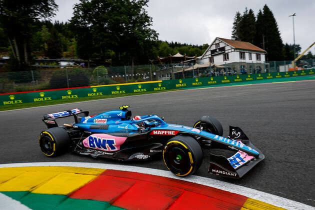 31 Esteban Ocon (FRA, BWT Alpine F1 Team), F1 Grand Prix of Belgium at Circuit de Spa-Francorchamps on August 26, 2022 in Spa-Francorchamps, Belgium. (Photo by HOCH ZWEI) Spa-Francorchamps Belgium