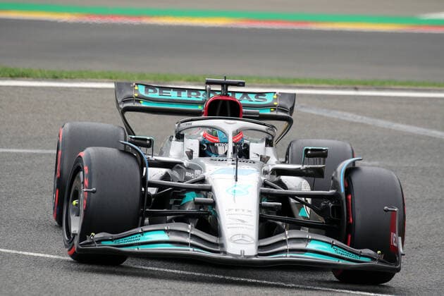 Formel1 Grosser Preis von Belgien 2022 George Russell(GB); Mercedes Formel1 Team; Formel1; Formel1 Weltmeisterschaft 2022; Grosser Preis von Belgien; Spa Francorchamps; Circuit Spa Francorchamps; Copyright: xBEAUTIFULxSPORTS Bernhardtx