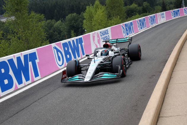 Formel1 Grosser Preis von Belgien 2022 George Russell(GB); Mercedes Formel1 Team; Formel1; Formel1 Weltmeisterschaft 2022; Grosser Preis von Belgien; Spa Francorchamps; Circuit Spa Francorchamps; Copyright: xBEAUTIFULxSPORTS Bernhardtx