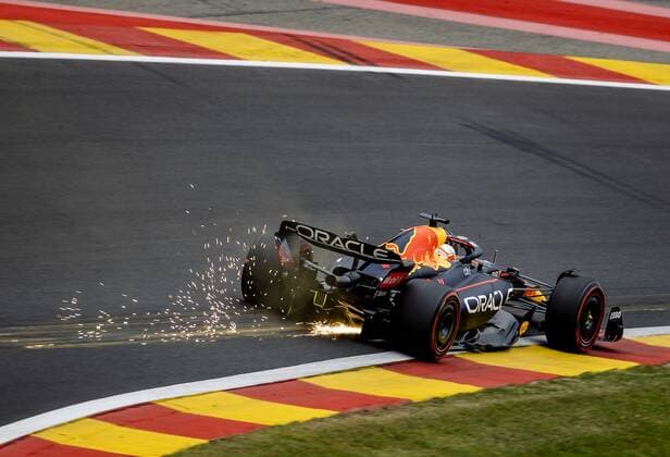 SPA - Max Verstappen (1) with the Oracle Red Bull Racing RB18 Honda during the 3rd practice session ahead of the F1 Grand Prix of Belgium at the Circuit de Spa-Francorchamps on August 27, 2022 in SPA, Belgium. ANP SEM VAN DER WAL F1 Grand Prix of Belgium, Practice 3 2022 xVIxANPxSportx xxANPxIVx