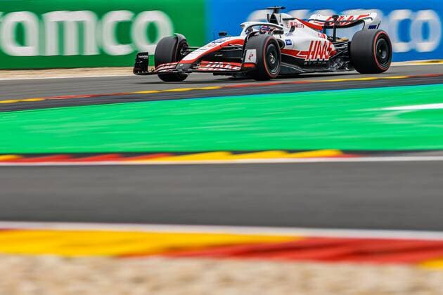 Kevin Magnussen (Haas F1 Team) mit seinem Auto auf der Strecke, Grosser Preis von Belgien 2022, Motorsport, Formel 1, 27.08.2022 Grosser Preis von Belgien 2022, Motorsport, Formel 1, 27.08.2022 Copyright: xEibner-Pressefoto AlexanderxNeisx EP_ANS