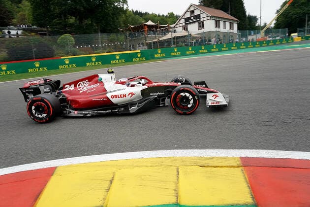 FORMULA 1 ROLEX BELGIAN GRAND PRIX 2022 27.08.2022, Circuit de Spa-Francorchamps, Spa-Franchorchamps, FORMULA 1 ROLEX BELGIAN GRAND PRIX 2022 , im Bild Guanyu Zhou (CHN), Alfa Romeo Racing ORLEN