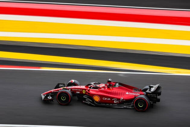 16 LECLERC Charles (mco), Scuderia Ferrari F1-75, action during the Formula 1 Rolex Belgian Grand Prix 2022, 14th round of the 2022 FIA Formula One World Championship, WM, Weltmeisterschaft from August 26 to 28, 2022 on the Circuit de Spa-Francorchamps, in Francorchamps, Belgium - F1 - BELGIAN GRAND PRIX 2022 DPPI Panoramic  00122033_AV6_0707