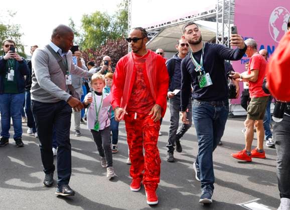 Sport Bilder des Tages 44 Lewis Hamilton (GBR, Mercedes-AMG Petronas F1 Team), F1 Grand Prix of Belgium at Circuit de Spa-Francorchamps on August 28, 2022 in Spa-Francorchamps, Belgium. (Photo by HOCH ZWEI) Spa-Francorchamps Belgium