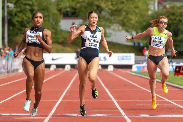 Sport Themen der Woche KW34 Sport Bilder des Tages Rebekka Haase (Sprintteam Wetzlar), 100m women (100m Frauen), TrueAthletes, DLV, Track and Field GER, Leichtathletik, True Athletes Classics, 28.08.2022, GER, Leichtathletik, True Athletes Classics, 28.08.2022 Leverkusen *** Rebekka Haase Sprintteam Wetzlar , 100m women 100m women , TrueAthletes, DLV, Track and Field GER, Leichtathletik, True Athletes Classics, 28 08 2022, GER, Leichtathletik, True Athletes Classics, 28 08 2022 Leverkusen Copyright: xEibner-Pressefotox EP_SMR