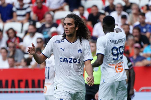 Matteo Guendouzi (Olympique de Marseille) FOOTBALL : OGC Nice vs Olympique de Marseille - Ligue 1 Uber Eats - Nice - 28 08 2022 NorbertScanella Panoramic 