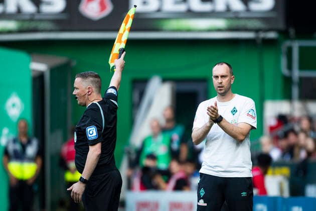GER, 1.FBL, SV Werder Bremen vs Eintracht Frankfurt 28.08.2022, wohninvest WESERSTADION, GER, 1.FBL, SV Werder Bremen vs Eintracht Frankfurt im Bild Ole Werner (Cheftrainer SV Werder Bremen),