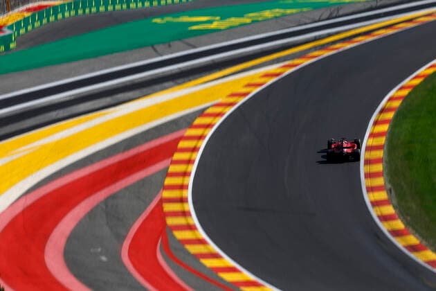 16 Charles Leclerc (MCO, Scuderia Ferrari), F1 Grand Prix of Belgium at Circuit de Spa-Francorchamps on August 28, 2022 in Spa-Francorchamps, Belgium. (Photo by HOCH ZWEI) Spa-Francorchamps Belgium