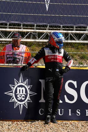77 Valtteri Bottas (FIN, Alfa Romeo F1 Team ORLEN) after crash, F1 Grand Prix of Belgium at Circuit de Spa-Francorchamps on August 28, 2022 in Spa-Francorchamps, Belgium. (Photo by HOCH ZWEI) Spa-Francorchamps Belgium