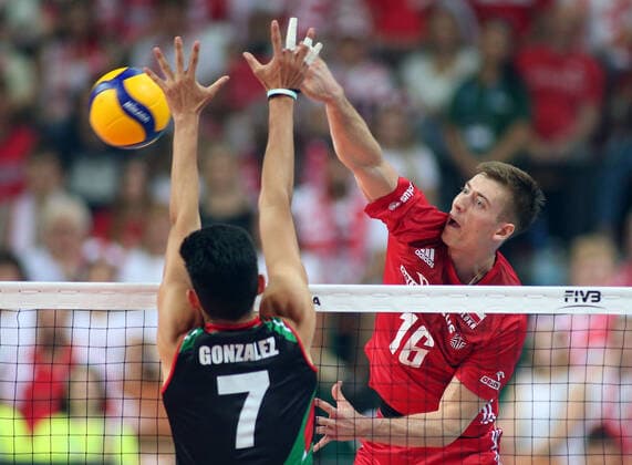 KATOWICE HALA SPODEK 28.08.2022 MISTRZOSTWA SWIATA W SIATKOWCE 2022 MECZ GRUPY C POLSKA (BIALO-CZERWONE) - MEKSYK (zielone) NZ Kamil Semeniuk . FOT TOMASZ WANTULA NEWSPIX.PL KATOWICE 28.08.2022 2022 FIVB Volleyball Men s World Championship, WM, Weltmeisterschaft Poland - Pool Phase POLAND - MEXICO TOMASZ WANTULA NEWSPIX.PL --- Newspix.pl POLAND OUT!  150828WAN077
