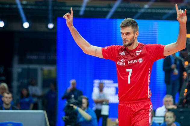 KATOWICE 28.08.2022 SIATKOWKA MISTRZOSTWA SWIATA 2022 POLSKA - MEKSYK FIVB VOLLEYBALL MEN S World Championship, WM, Weltmeisterschaft POLAND 2022 POLAND - MEXICO KAROL KLOS RADOSC FOT. MICHAL CHWIEDUK FOKUSMEDIA.COM.PL NEWSPIX.PL --- Newspix.pl POLAND OUT!  220828CHW159
