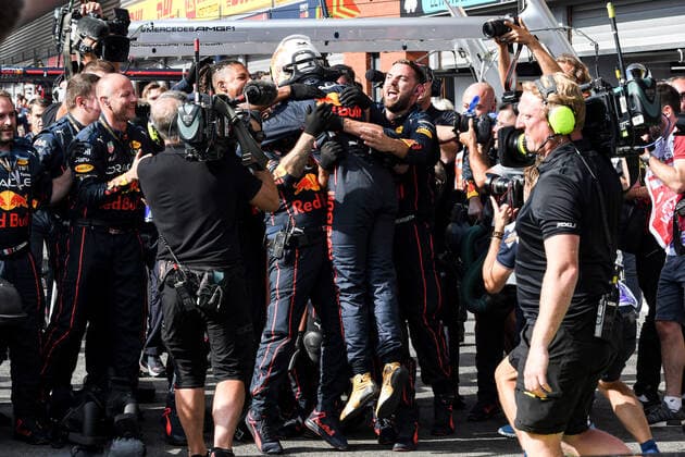 Formel 1 GP Belgien, Sonntag, 28.08.2022 Max Verstappen (NED) Red Bull Racing; Formel 1 GP Belgien, Sonntag, 28.08.2022 Copyright: xBEAUTIFULxSPORTS Erlhofx