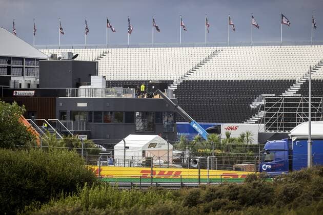 ZANDVOORT - Formula 1 teams arrive at Circuit Zandvoort where the Formula 1 race Dutch Grand Prix will be held next weekend. KOEN VAN WEEL xVIxANPxSportx xxANPxIVx