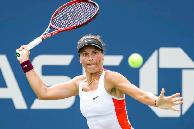 TENNIS - WTA, Tennis Damen US Open 2022 NEW YORK CITY,NEW YORK,USA,29.AUG.22 - TENNIS - WTA Tour, US Open, Grand Slam, Flushing Meadows. Image shows Tatjana Maria (GER).  GEPAxpictures xPatrickxSteiner