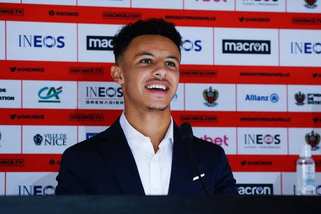 Sofiane Diop (OGC Nice) FOOTBALL : PrÃ sentation de Sofiane Diop - Nice - 30 08 2022 NorbertScanella Panoramic 