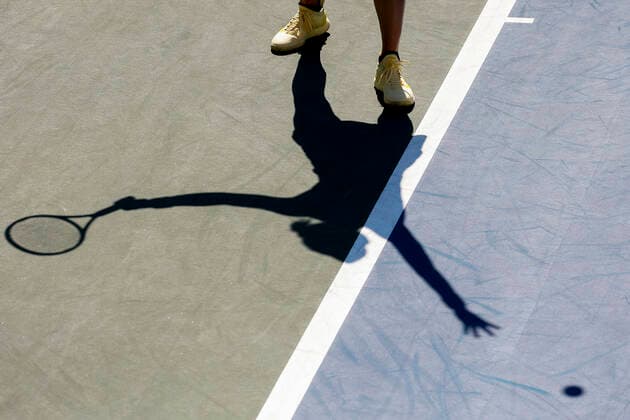 Andrea Petkovic Schatten, von oben Copyright: xJuergenxHasenkopfx