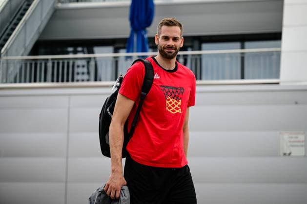 Jonas Wohlfarth-Bottermann 18 (Deutschland), Training, FIBA EuroBasket 2022, Basketball, 31.08.2022 Koeln Nordrhein-Westfalen Deutschland