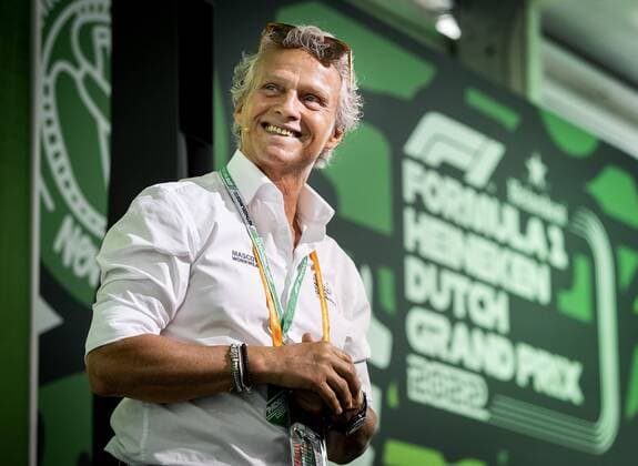 2022-08-31 11:18:39 ZANDVOORT - Jan Lammers during a press conference, PK, Pressekonferenz at the Zandvoort circuit, in the run-up to the Grand Prix (GP). The GP took place last year in a modified form due to the corona measures. This year, up to 110,000 visitors a day are expected. ANP SEM VAN DER WAL netherlands out - belgium out Zandvoort xVIxxIVx