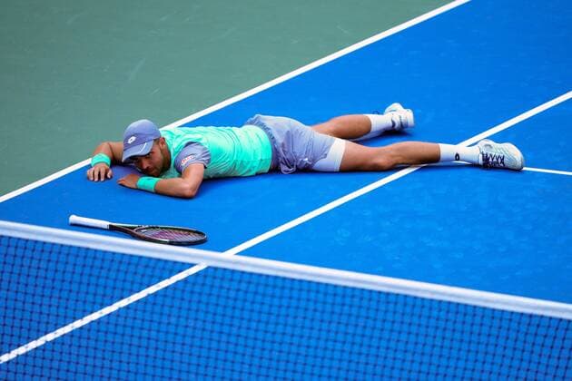 Sport Bilder des Tages Mandatory Credit: Photo by Javier Garcia Shutterstock (13353381ch) Benjamin Bonzi during his second round match US Open Championships 2022, Day Three, USTA National Tennis Center, Flushing Meadows, New York, USA - 31 Aug 2022 US Open Championships 2022, Day Three, USTA National Tennis Center, Flushing Meadows, New York, USA - 31 Aug 2022 Copyright: xJavierxGarcia Shutterstockx 13353381ch