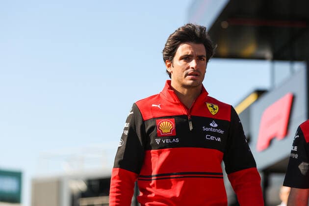 SAINZ Carlos (spa), Scuderia Ferrari F1-75, portrait during the Formula 1 Heineken Dutch Grand Prix 2022, 15th round of the 2022 FIA Formula One World Championship, WM, Weltmeisterschaft from September 2 to 4, 2022 on the Zandvoort Circuit, in Netherlands, Belgium - F1 - DUTCH GRAND PRIX 2022 DPPI Panoramic  00122035_AV6_3980