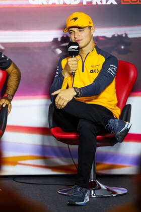 NORRIS Lando (gbr), McLaren F1 Team MCL36, portrait, press conference, PK, Pressekonferenz during the Formula 1 Heineken Dutch Grand Prix 2022, 15th round of the 2022 FIA Formula One World Championship, WM, Weltmeisterschaft from September 2 to 4, 2022 on the Zandvoort Circuit, in Netherlands, Belgium - F1 - DUTCH GRAND PRIX 2022 DPPI Panoramic 00122035_AV6_4391.JPG_